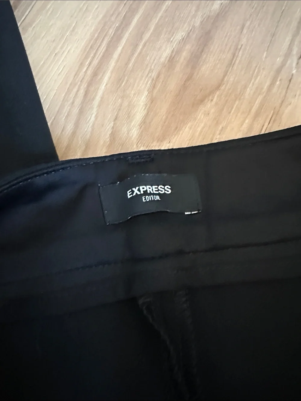 Express 3-Pair Women's Dress Pants — Black & Gray Plaid - Picture 6 of 11